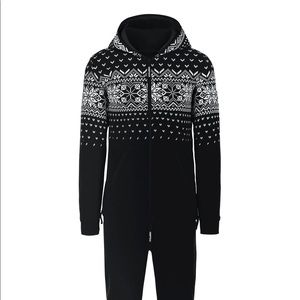ONEPIECE ALPINE ONESIE SNOWFLAKE LARGE CHRISTMAS